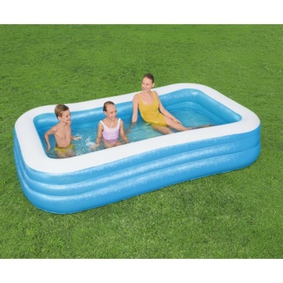 Надувной детский бассейн Bestway 54009B 305х183х56 см Синий (Китай)