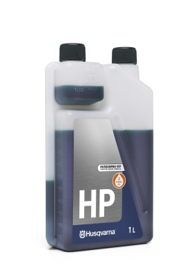 Масло 2Т HP 1л полусинтетическое с дозатором Husqvarna (Швеция)