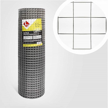 Сетка сварная оцинкованная LIHTAR D1,4 ячейка 25 1*25м (Китай)
