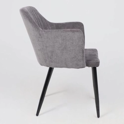 Кресло BRIT темно-серый велюр TYN997-26/черный (Россия) Кресло BRIT темно-серый велюр TYN997-26/черный (Россия)