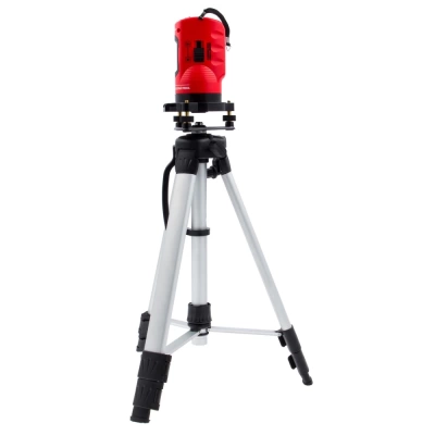 Уровень лазерный самовыравнивающийся, 150 мм, штатив 1150 мм, набор в пластиковом кейсе Matrix (Китай)