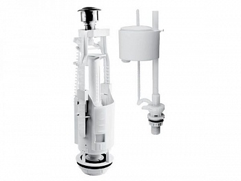 Арматура BERGES Eko 01 шток металл, нижний клапан, штуцер пластик 1/2 (Россия)