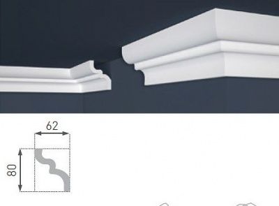 Плинтус потолочный Exclusive E-9,(Польша).