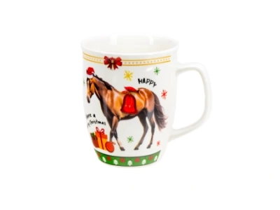 Кружка фарфоровая "Лошадь" 340 мл ZPX248708 (Китай)