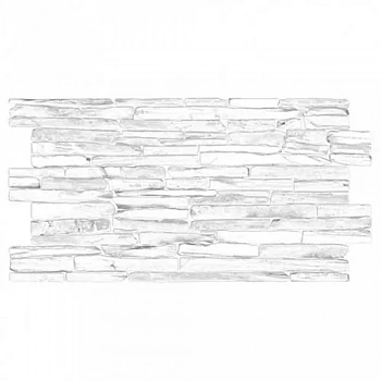 Панель ПВХ Принтформ Камень Кварцит серый 980х500мм