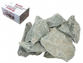 Камень для бани колотые Дунит 20 кг ARIZONE (Россия)