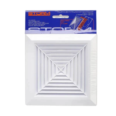 Решетка вентиляционная с фланцем разборная STORM (Беларусь)