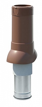 Выход вентиляционный изолированный Технониколь, коричневый D125/160 (Россия)