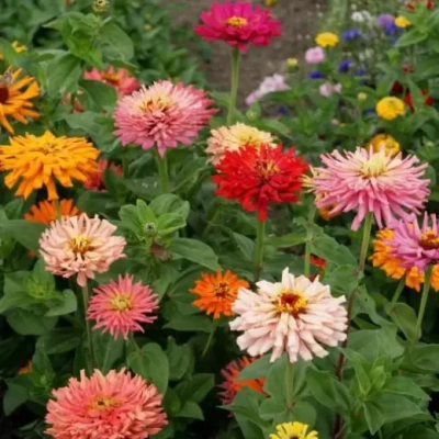 Цинния Пуговка, 0,5 г (Польша)