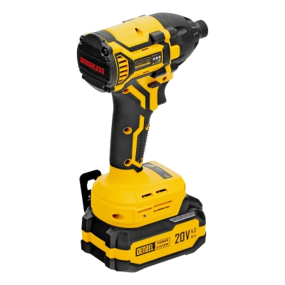 Винтоверт ударный аккумуляторный бесщеточный CIDH-BL-20-270 Li-Ion 20В Denzel (Китай)