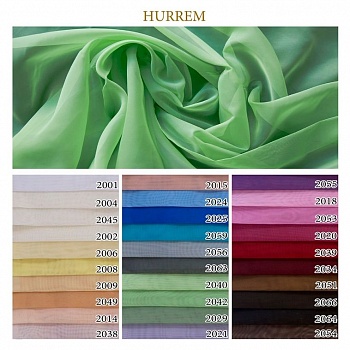 Ткань вуаль однотонная C08 HURREM 2039 (Турция)