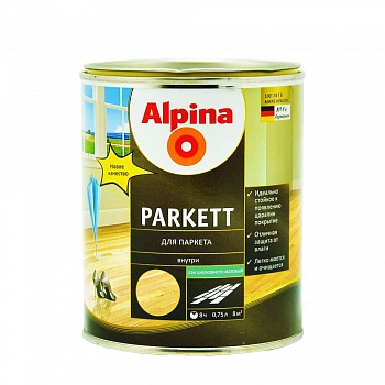 Лак алкидный для паркета Alpina Parkett в Борисове