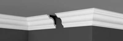 Плинтус потолочный Де-Багет П 01 80/80 (Россия)