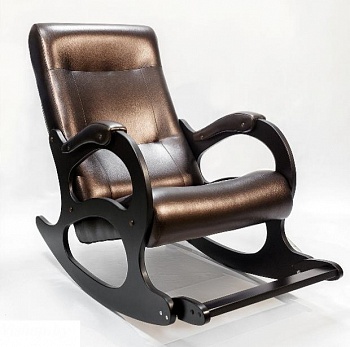 Кресло-качалка Бастион 2 с подножкой Dark Brown (Беларусь)