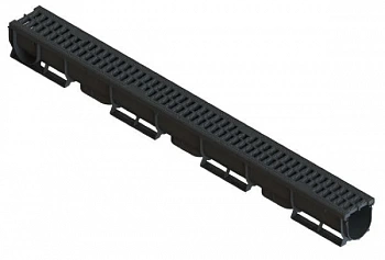 Лоток водоотводный S'park ЛВ–07.09.09-ПП пластиковый с решеткой |купить Практик Борисов