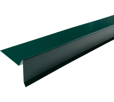 Планка торцевая 15х65х25х100х2000 мм PE зеленая (Беларусь)