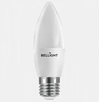 Лампа светодиодная LED Свеча C37 6W E27 3000K BELLIGHT (Австрия)