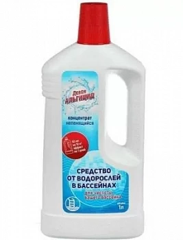 Средство Девон - АЛЬГИЦИД от водорослей в бассейнах 1л (Россия)