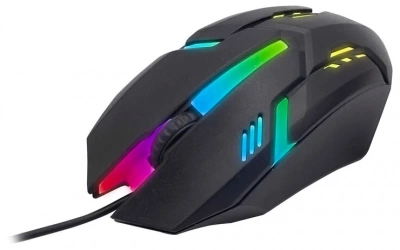 Мышь проводная ROM-306 BLACK (Китай)