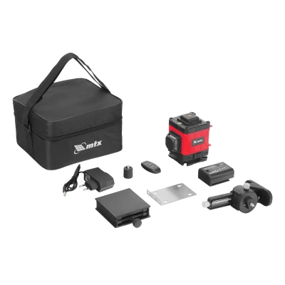 Лазерный уровень мультипризменный ML 360-3 Basic SET 30м зеленый луч 3000 мАч сумка MTX (Китай)