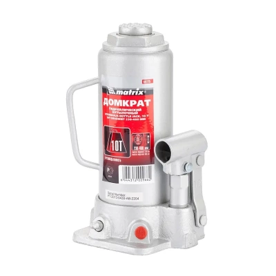 Домкрат гидравлический бутылочный Matrix Master 10т (Китай)
