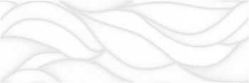 Керамическая плитка Sigma рельеф белый 20х60 (Россия)