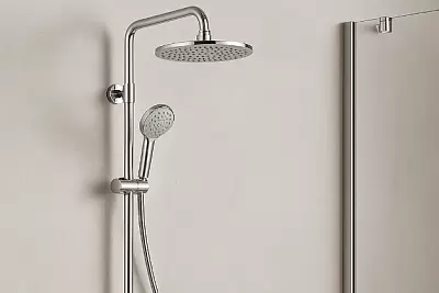 Акция на душевые системы в Практике