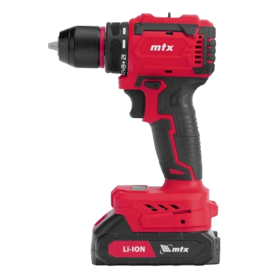 Дрель-шуруповерт аккумуляторная бесщет. CDS-BL-20, Li-Ion, 20 В MTX (Китай)