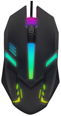 Мышь проводная ROM-306 BLACK (Китай)