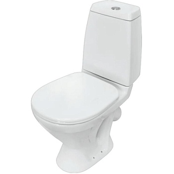 Унитаз-компакт "Кама" эконом белый, 1с (Россия)