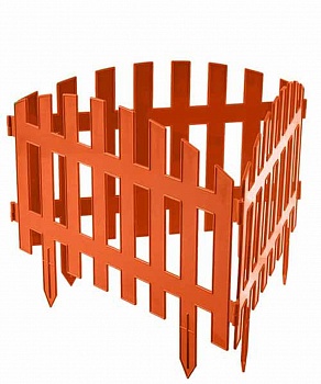 Забор декоративный Renessans 50311 7шт длина 3.1м терракот (Беларусь) 