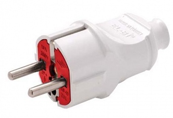 Вилка с заземляющим контактом 505-001101-816 (Турция)