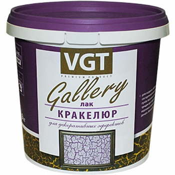 Лак ВД VGT Gallery Кракелюр для декоративных покрытий (Россия) в Борисове