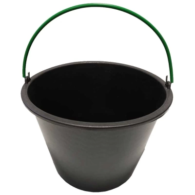 Ведро строительное 20л с обрезиненной ручкой (Россия)