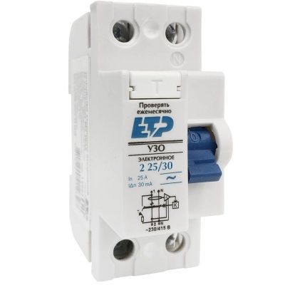Устройство защитного отключения электронное DLF362 25А 30мА 2п (Китай)|купить Практик Борисов