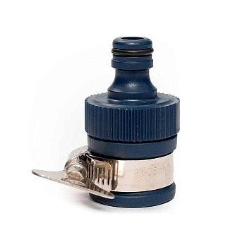 Адаптер FACHMANN с хомутом на кран быстрого соединения, универсальный 05.104 (Россия)