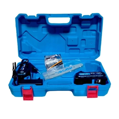 Пила цепная аккумуляторная CCSR-2008 RÖGEL 21В 2000мАч шина 200 мм/8" скорость цепи 6.5 м/с кейс (Китай)