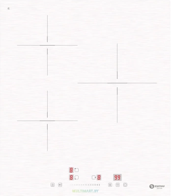 Электрическая варочная поверхность индукционная IT4603 White (Китай)