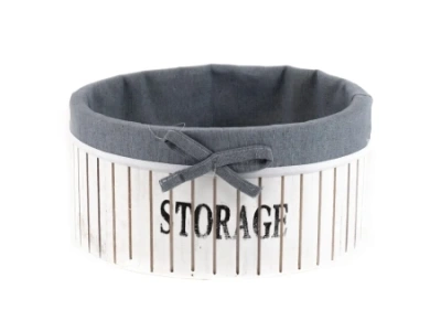 Корзина деревянная "Storage" 23*23*11 см (Китай)