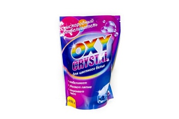 Отбеливатель кислородный для цветного белья Oxy Crystal СТ-18 600 г. (Россия) Отбеливатель кислородный для цветного белья Oxy Crystal СТ-18 600 г. (Россия)