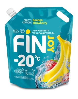 Автоочиститель стекол FIN JOY FRUITY banana до -20С 3,5л (Россия)