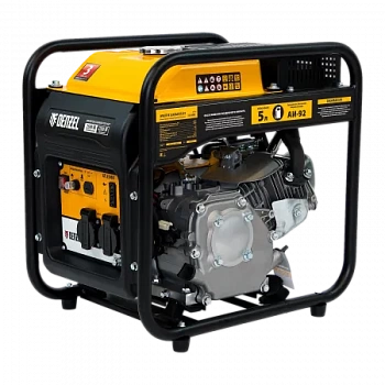 Инверторная генераторная установка GT-2500iF 2,5кВт 230В открытый корпус ручной старт Denzel (Китай)