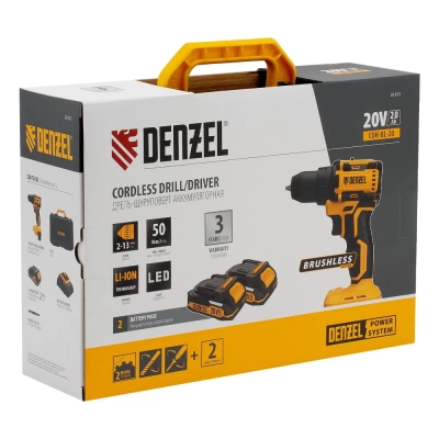 Дрель-шуруповерт аккумуляторный бесщеточный CDH-BL-20 (Китай)