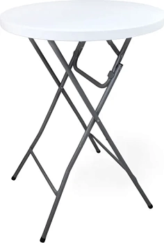Стол складной пластиковый круглый Calviano 80 см (Китай)