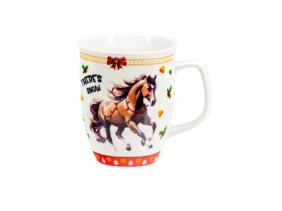 Кружка фарфоровая "Лошадь" 340 мл ZPX248708 (Китай)