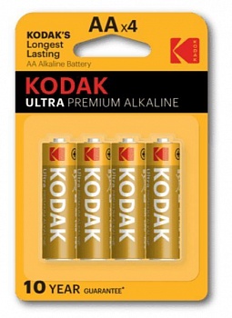 Батарейка Kodak LR6-4BL ULTRA PREMIUM AA (Китай)