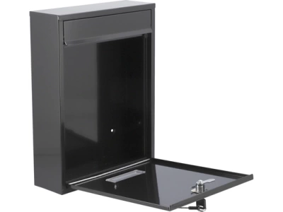 Ящик металлический почтовый 360х260х80мм черный VOREL 78555 (Китай)