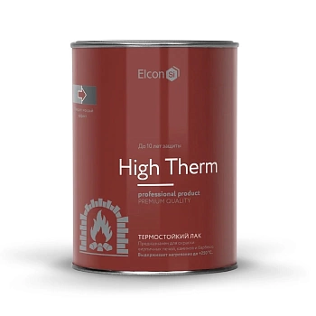 Термостойкий лак Elcon полуглянцевый в банках (Россия) в Борисове