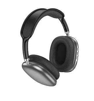 Наушники полноразмерные с микрофоном BO22 металлический серый BOROFONE BT (Россия)