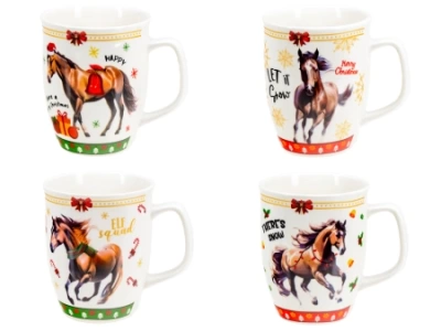 Кружка фарфоровая "Лошадь" 340 мл ZPX248708 (Китай)